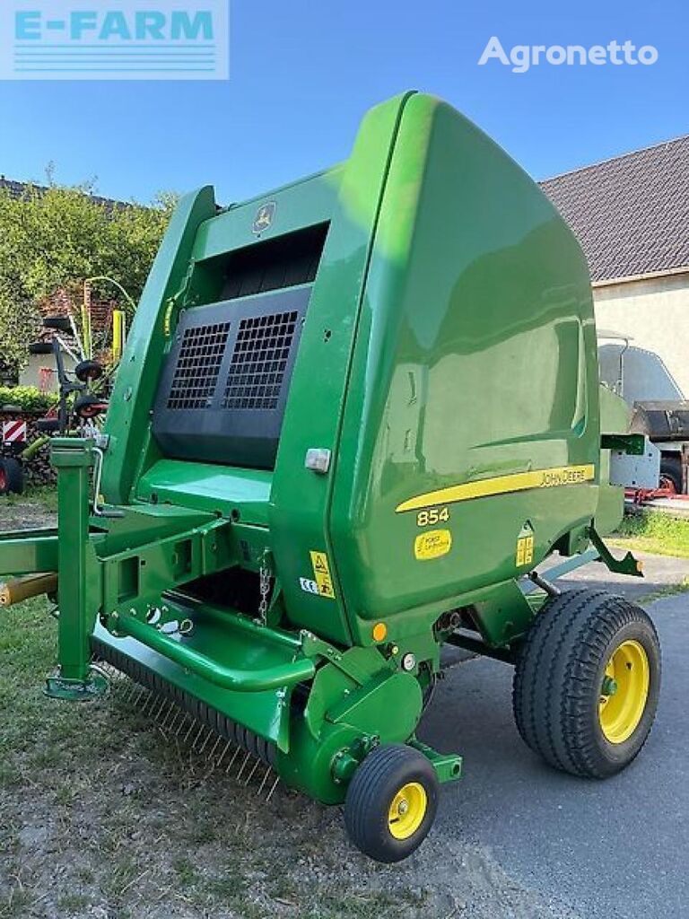 сламопреса за квадратни бали John Deere 854 rotoflow cover edge