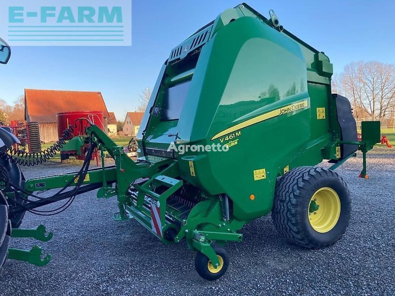 John Deere v461m 25 messer iso-bus square baler - Agronetto