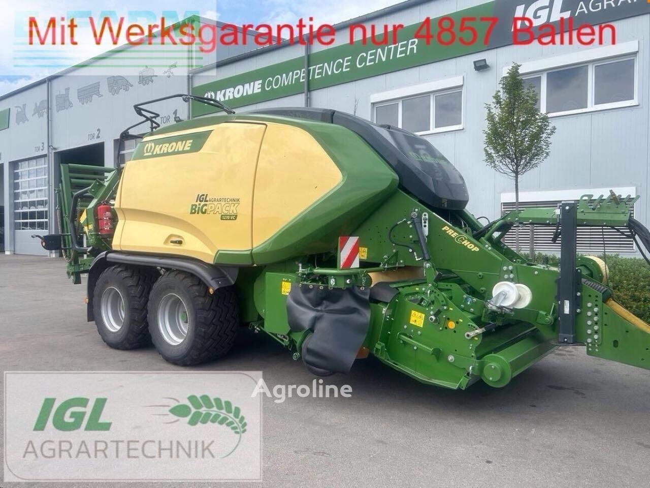 Krone big pack 1270 vc (bp305-11) square baler - Agroline