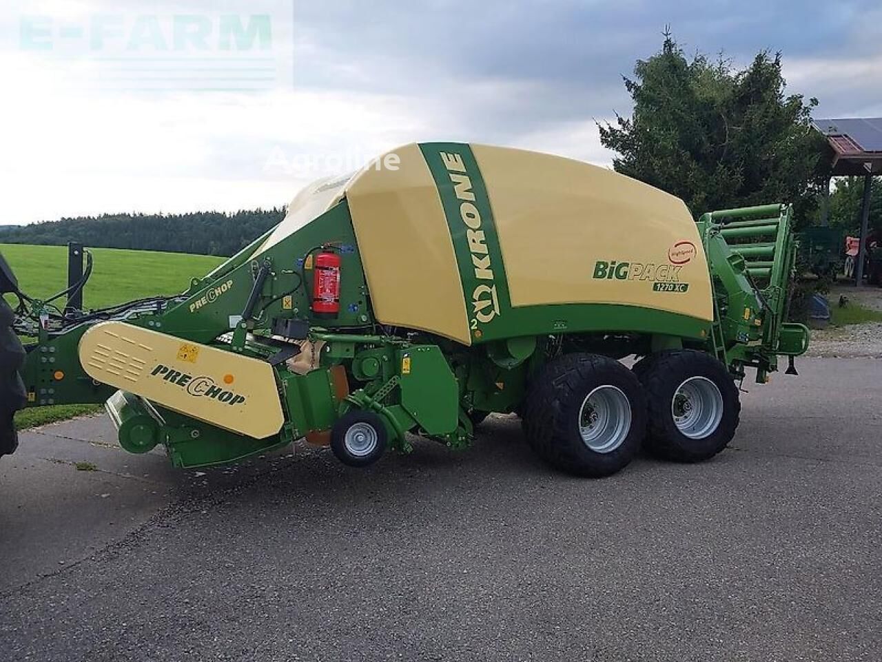 Presse à balles carrées Krone big pack 1270 xc prechop - Agroline