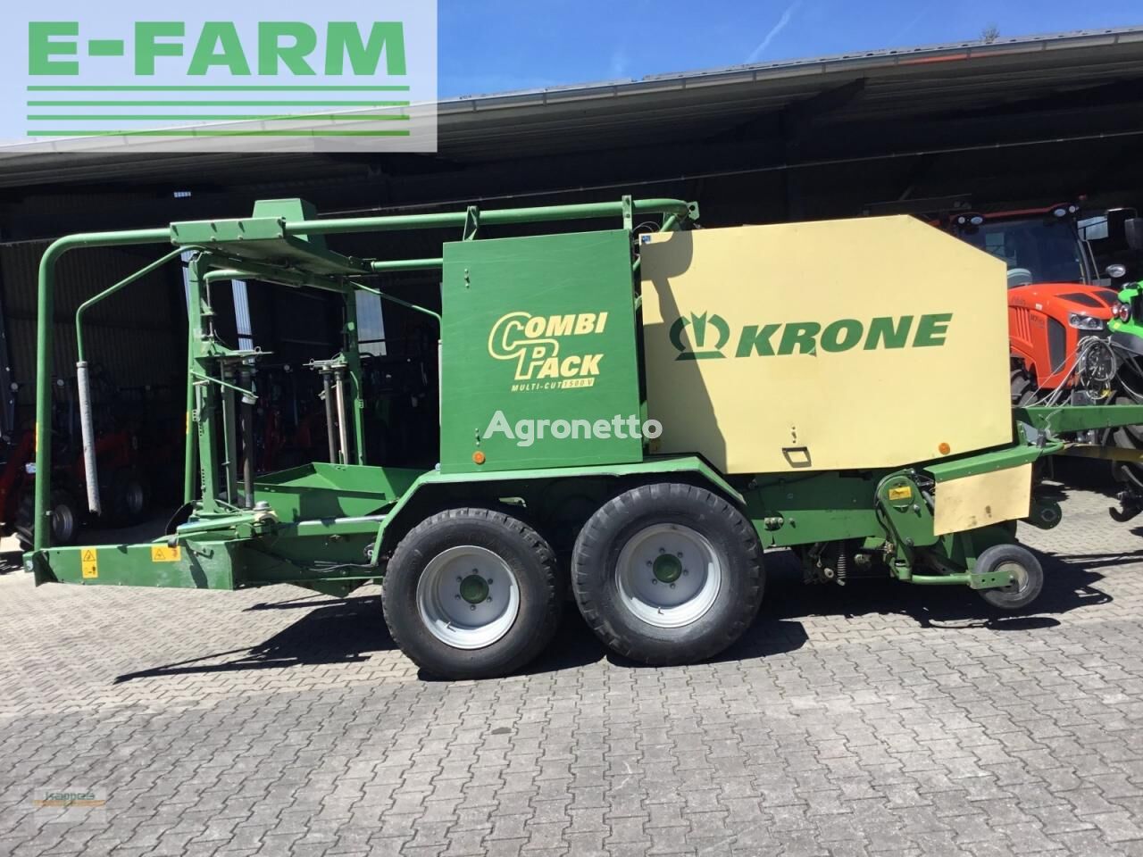 enfardadeira de fardos quadrados Krone combi pack 1500 mc