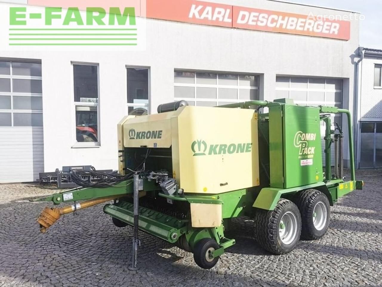 Krone combipack 1250 mc press-wickelkombination vierkante balenpers