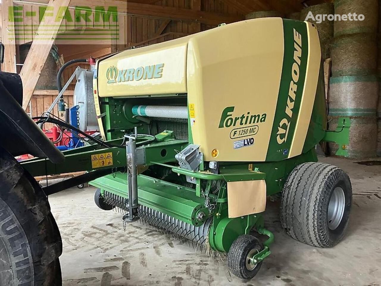 آلة جمع وكبس وحزم الأعلاف Krone fortima 1250 mc