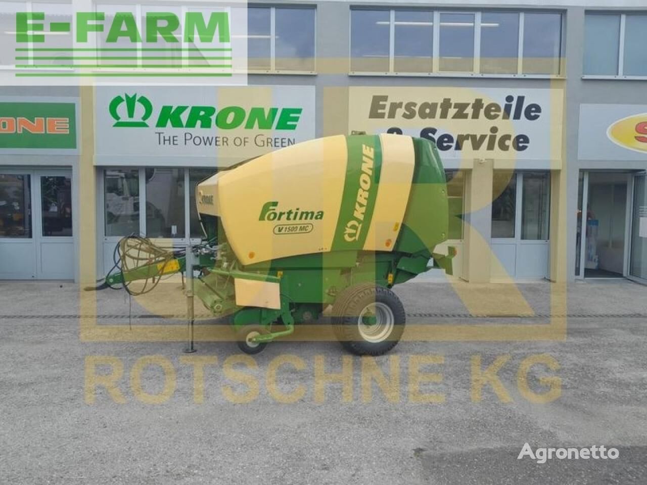 Krone fortima v 1500 multi cut 3.499 ballen square baler