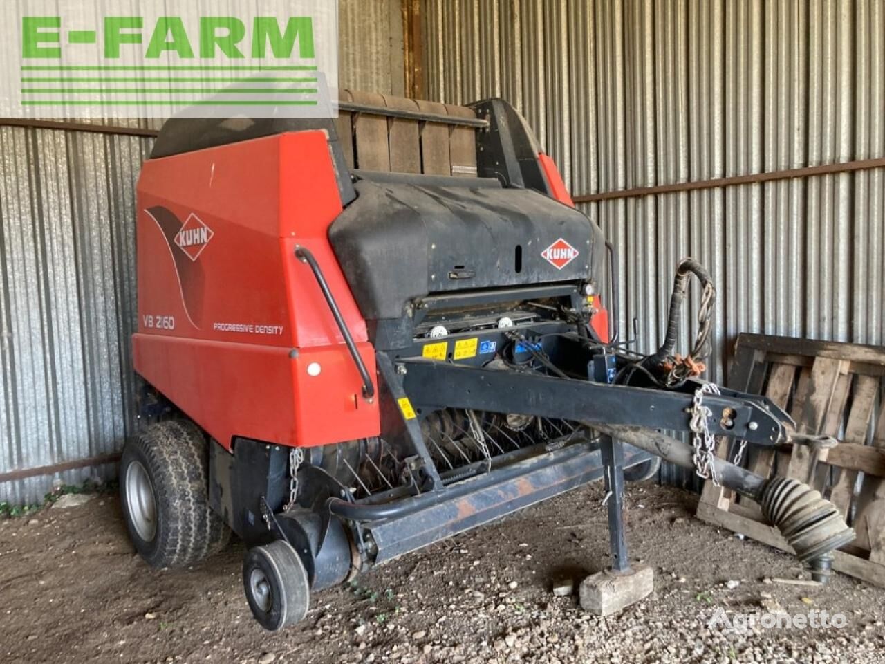 Kuhn vb2160 square baler