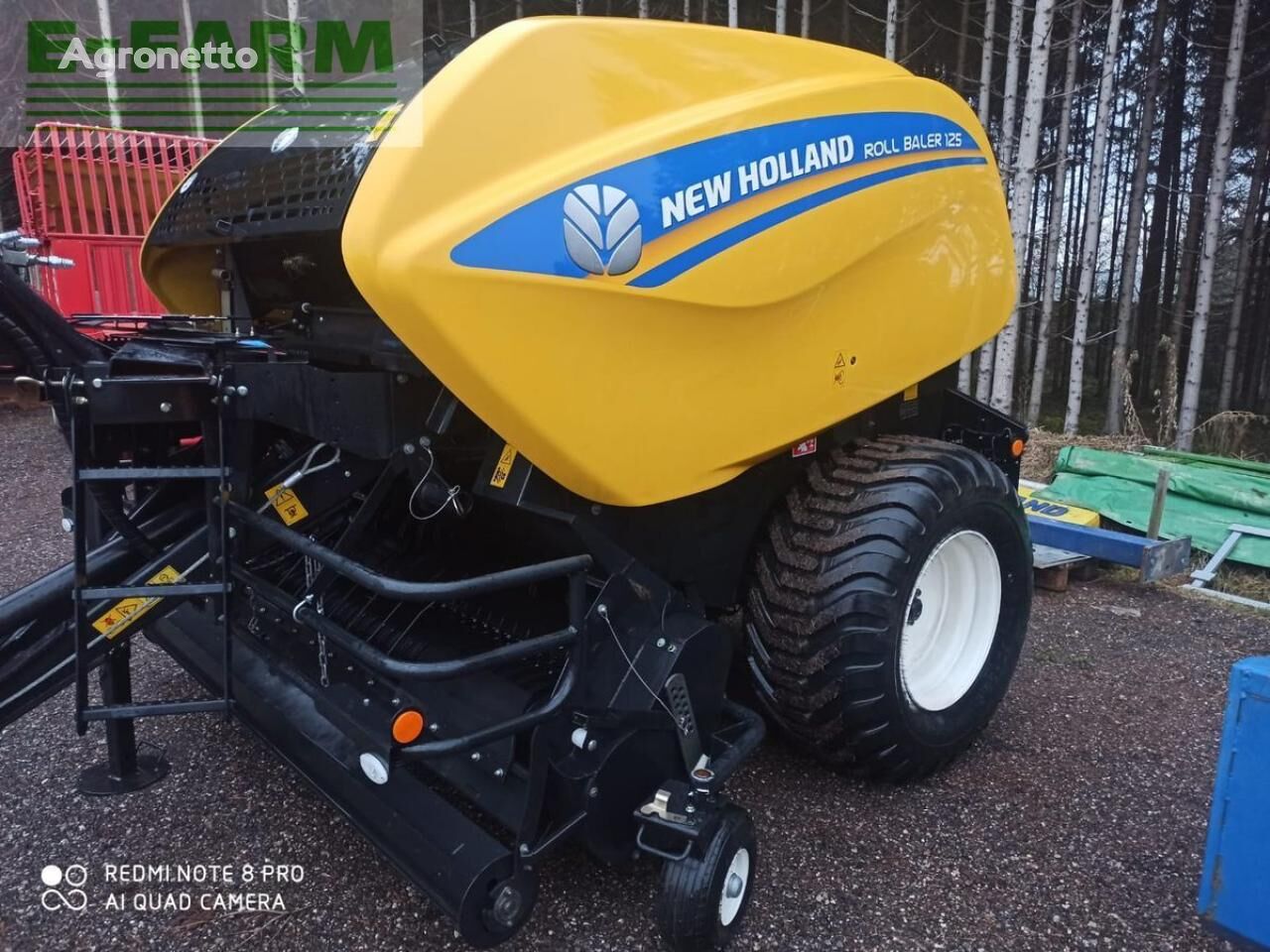 presse à balles carrées New Holland rundballenpresse roll baller 125