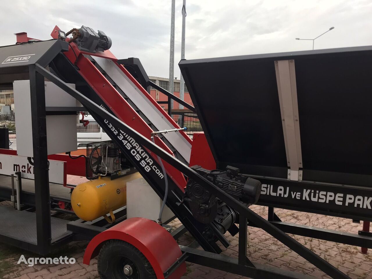 új İSKOM SİNGLE LINE SİLAGE PACKAGE MACHINE 25-50 KG szögletes bálázó