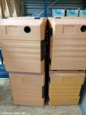 Yellow RIEBER cooler container with carrying handles