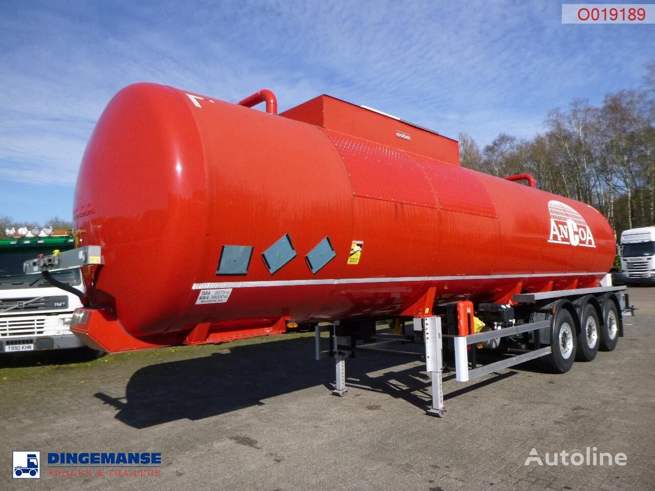 битумная цистерна Cobo Bitumen tank inox 34 m3 / 1 comp