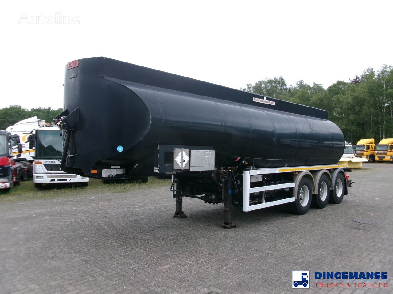 Citerne de bitume Heil Thompson Heavy oil tank alu 34.2 m3 / 1 comp + pump - Autoline