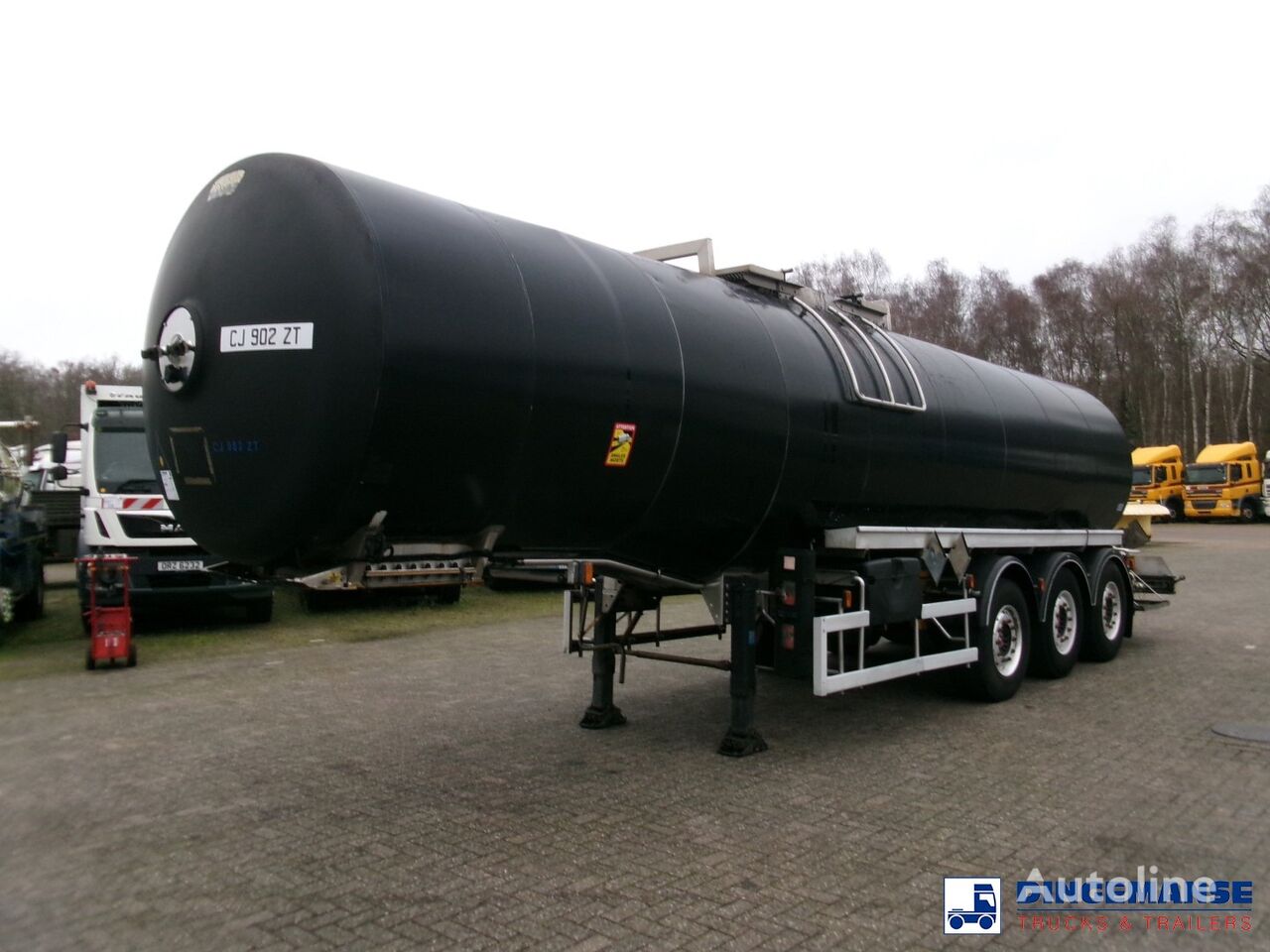 битумная цистерна Magyar Bitumen / heavy oil tank inox 30.5 m3 / 1 comp + mixer & engine