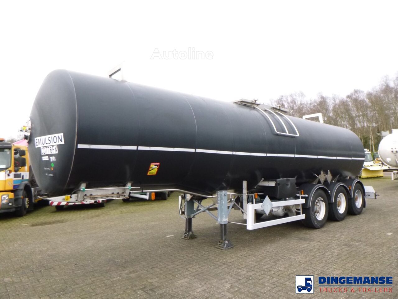 Magyar Bitumen tank inox 30 m3 / 1 comp bitumen tank trailer