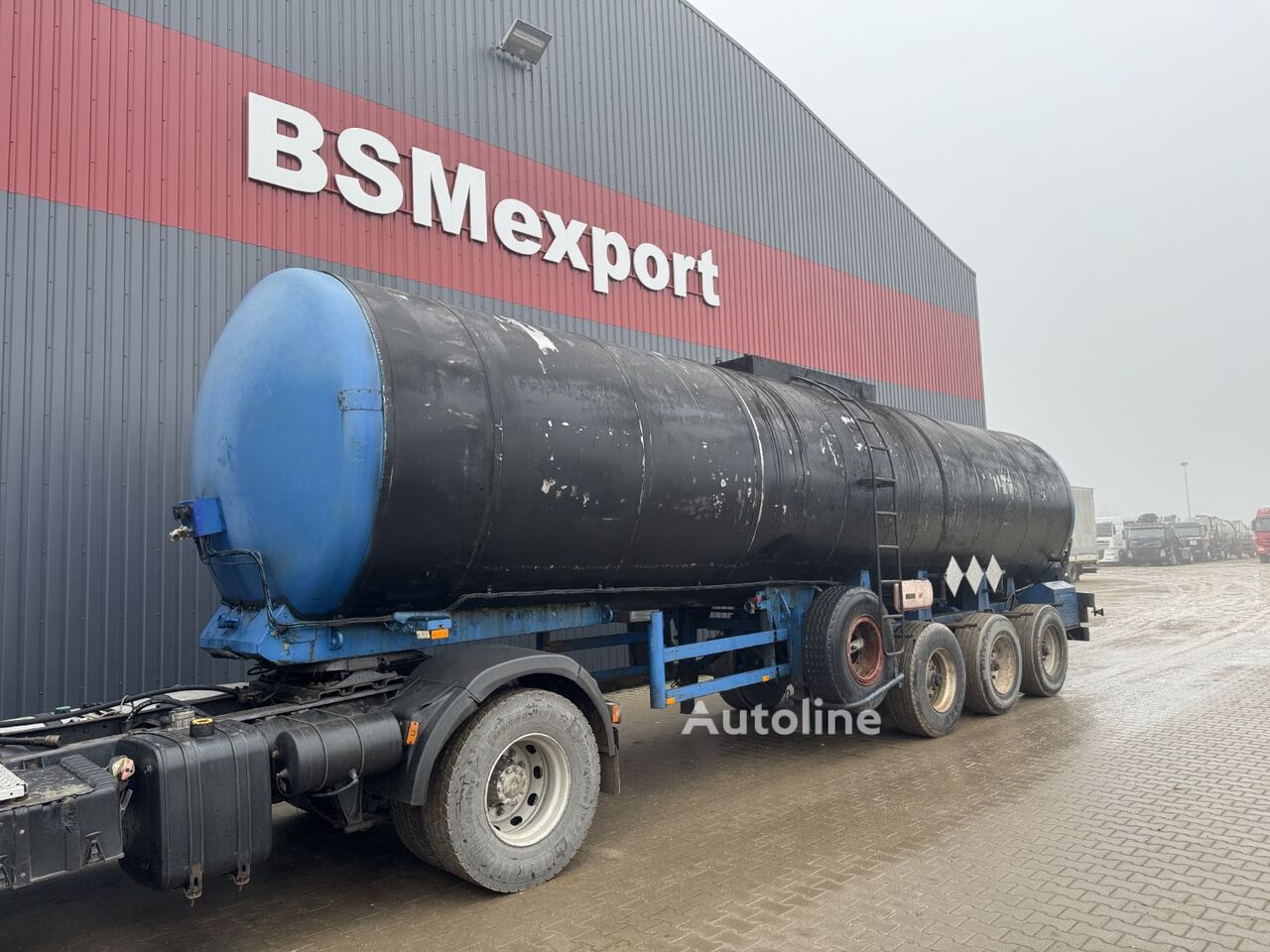 NORDTANK, 24000 L, SPRING SUSPENSION bitumen tank trailer