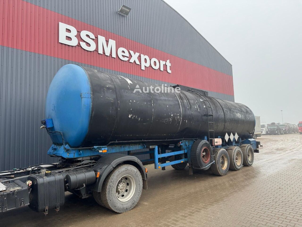 Tank NORDTANK, 24000 L, SPRING-SPRING bitumen tank trailer