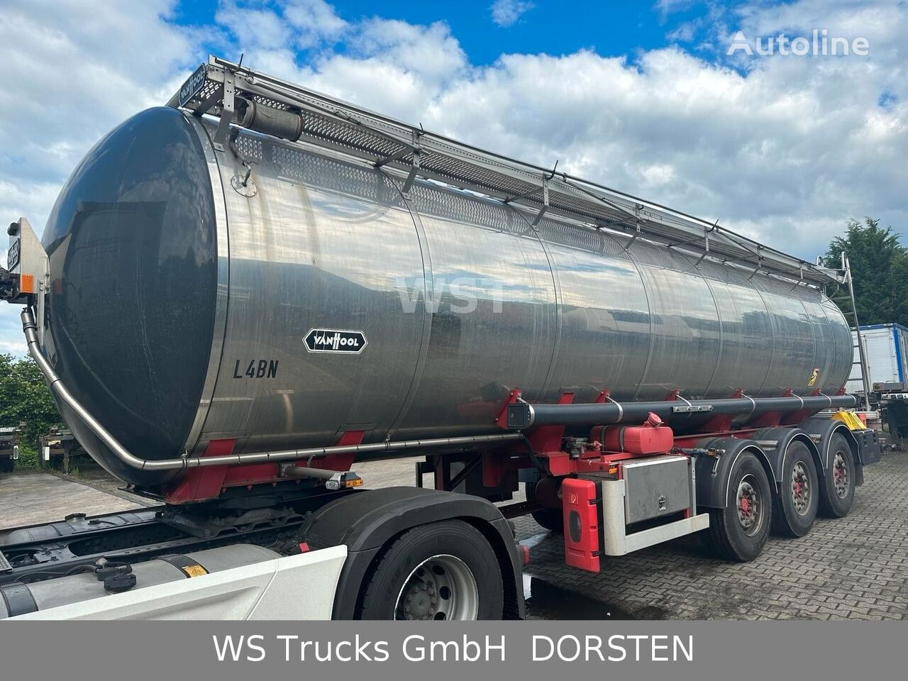 new Van Hool L4BN/TE19 bitumen tank trailer