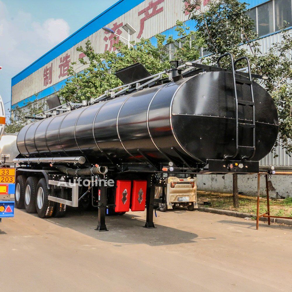Nova ZW-Trailer 3 Axle Asphalt Tanker Semi Trailer for Ghana cisterna za bitumen - Autoline