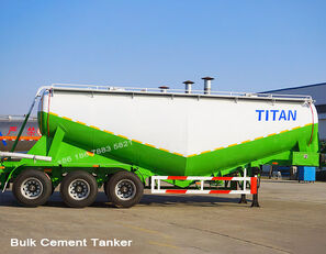 neuer 3 Axle Dry Bulk Cement Tanker Trailer for Sale in Russia Zementsiloauflieger