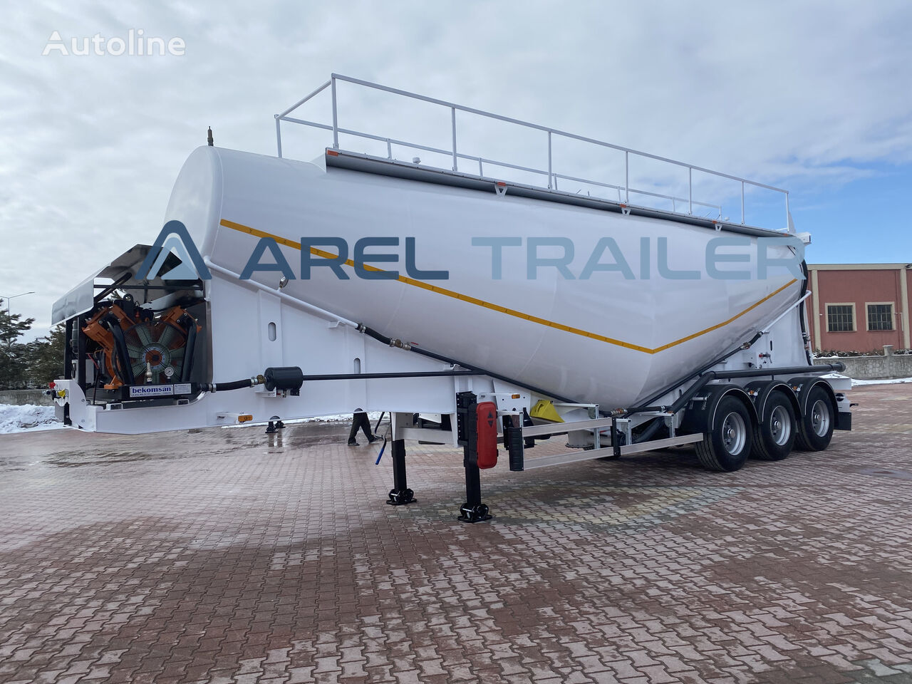 new Arel Trailer V TYPE CEMENT BULK SEMI TRAILER cement tank trailer