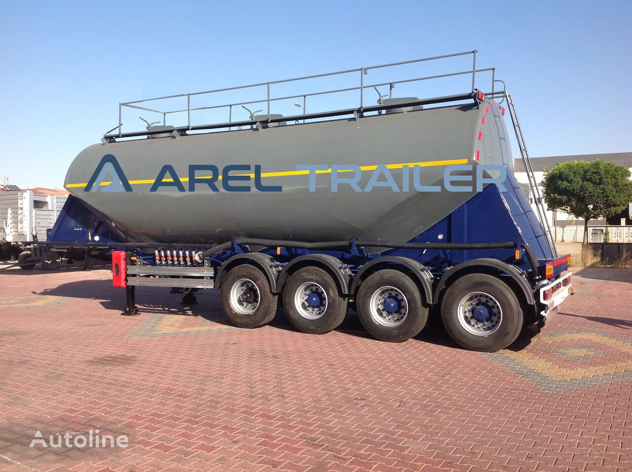 new Arel Trailer W TYPE BULK CEMENT FLOUR TRAILER cement tank trailer