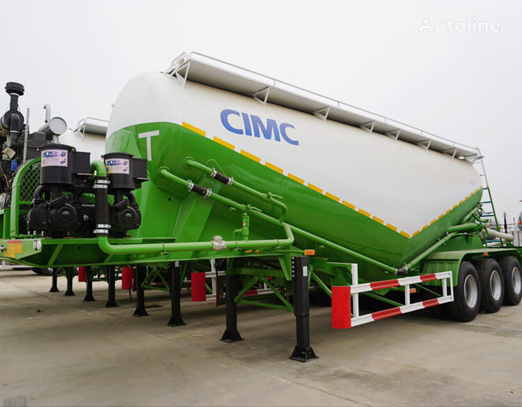 yeni CIMC Tri Axle 45 CBM Cement Bulker Trailer for Sale in Nigeria tanker çimento kamyonu