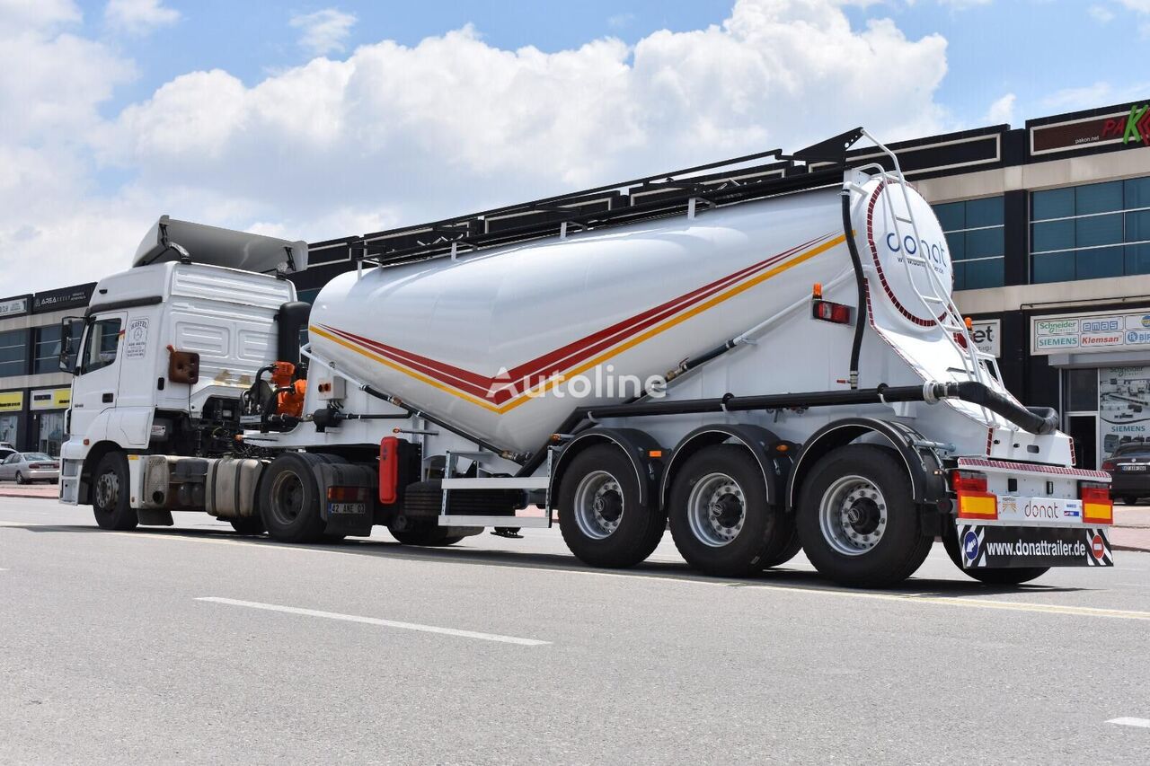 neuer Donat V-Type Cement Semitrailer Zementsiloauflieger