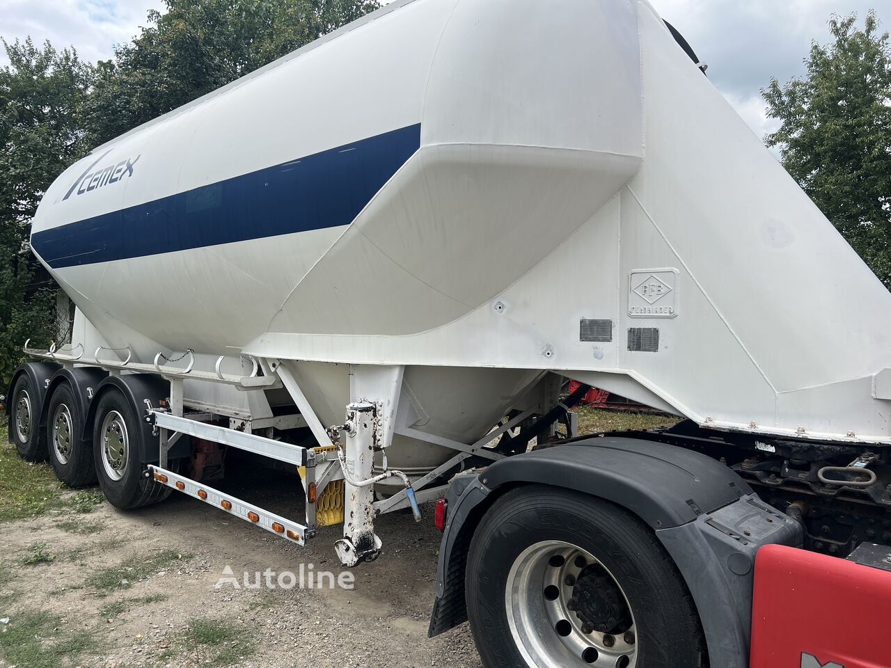 Cisterna de transporte de cimento Feldbinder a venda | Autoline PT Cisterna de transporte de cimento Feldbinder - Autoline