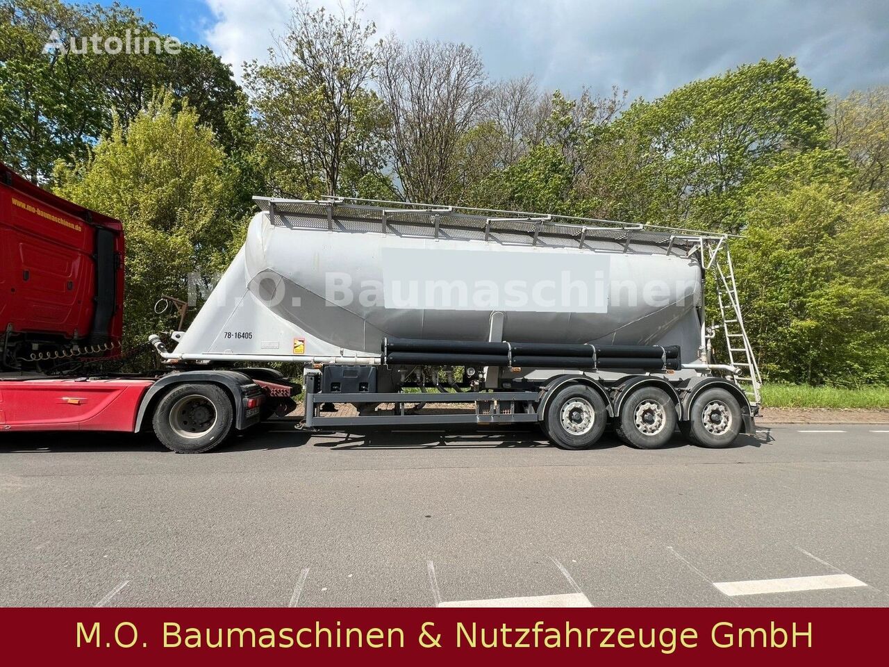 Kässbohrer SSL 38 cement tank trailer