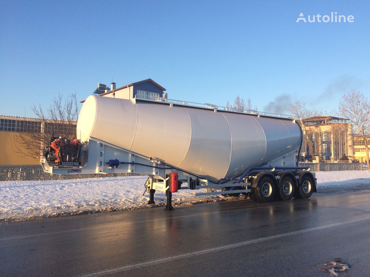 naujas cemento cisterna Özmen Damper BRAND NEW Cement Bulk Semi Trailers (Diesel or Electrical)