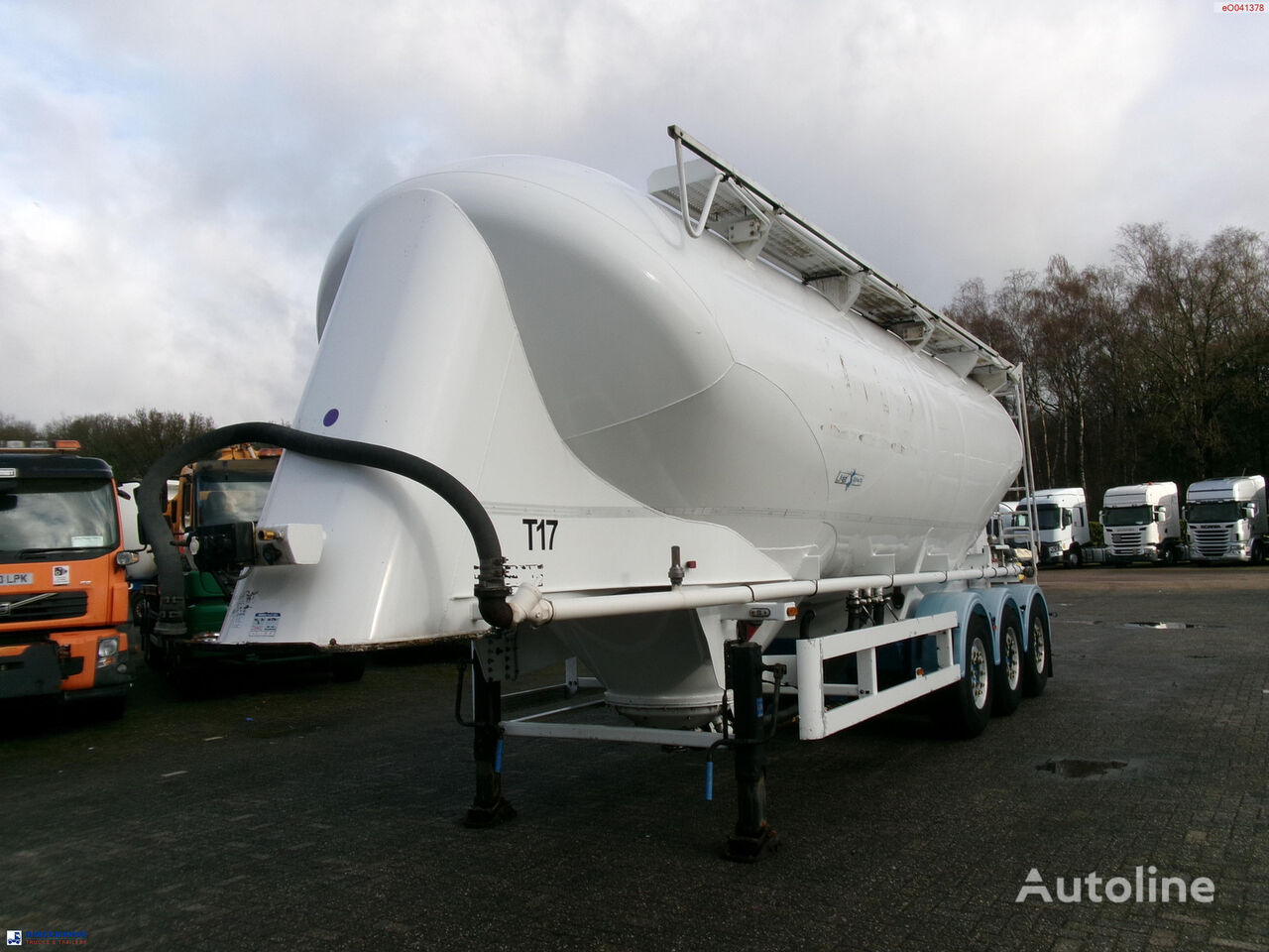 Spitzer Powder tank alu 37 m3 / 1 comp cement tank trailer