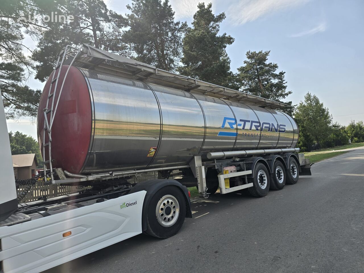 chemical tank trailer