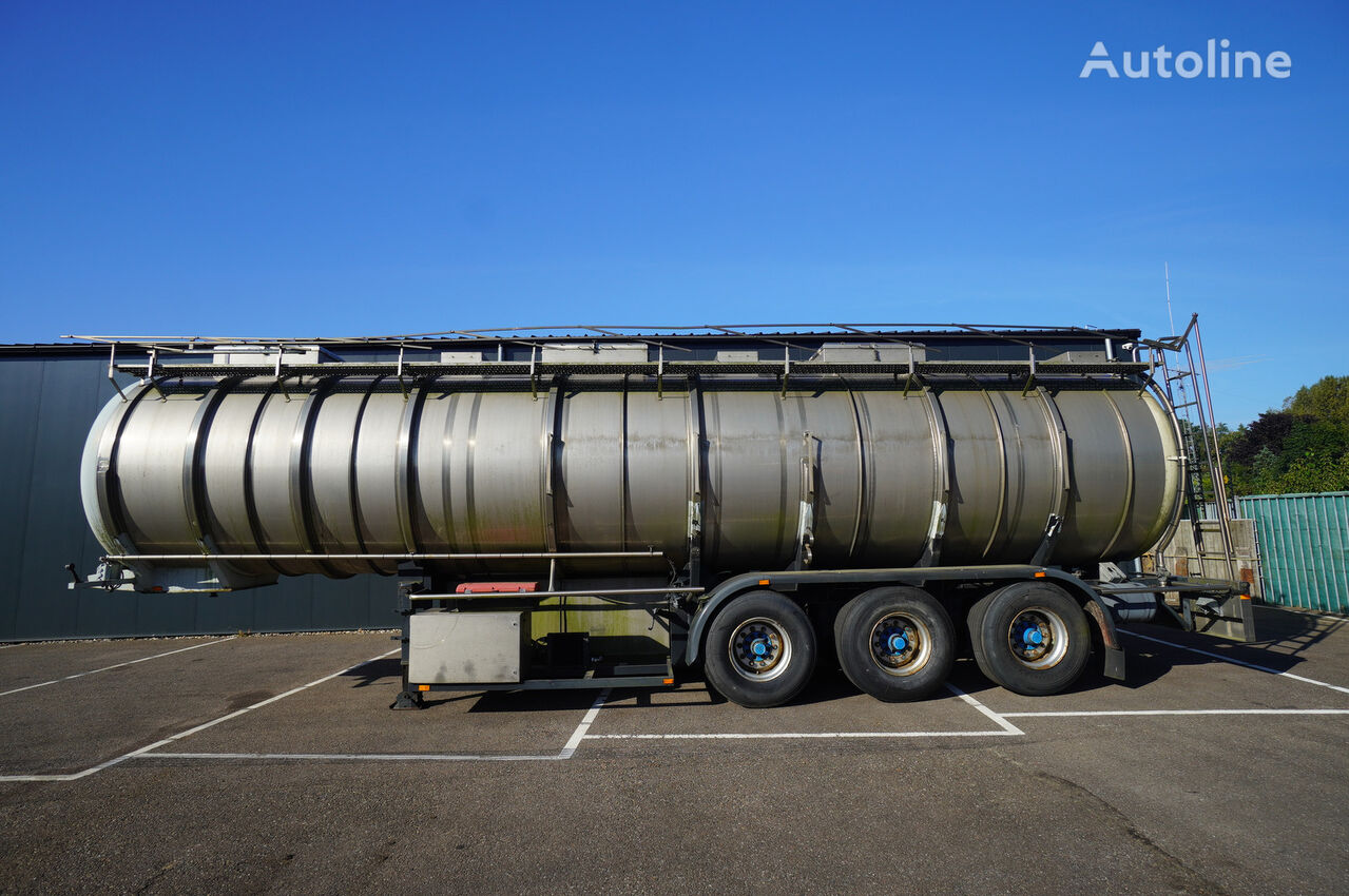 Dijkstra 3 AXLE CHEMIE TANK TRAILER 42 m3 cisterna química