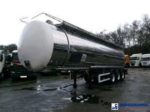 Indox Chemical tank inox L4BH 33.5 m3 / 1 comp chemical tank trailer