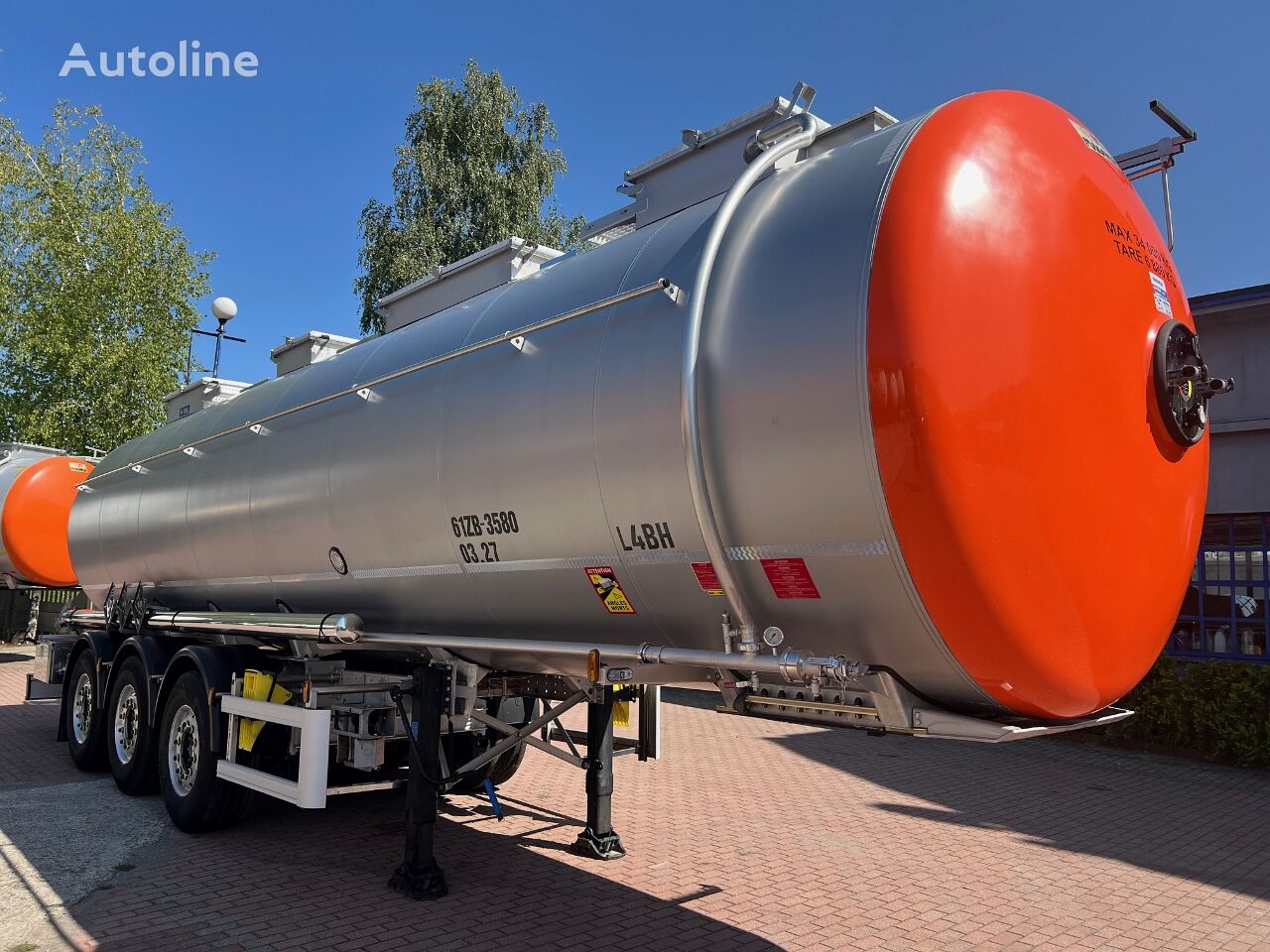 Magyar 2 x MAGYAR, L4BH, 34000 Liters chemical tank trailer