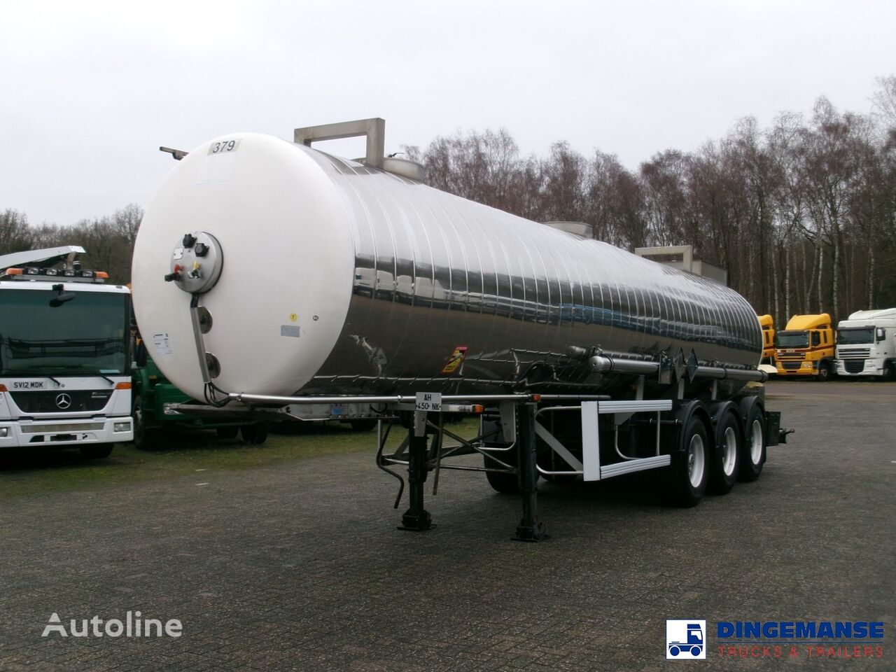 Maisonneuve Chemical tank inox 22.3 m3 / 1 comp cisterna química