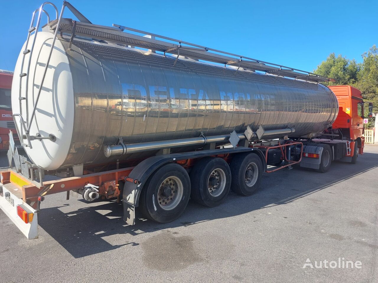 Maisonneuve INOX ADR 32500 liters  chemical tank trailer