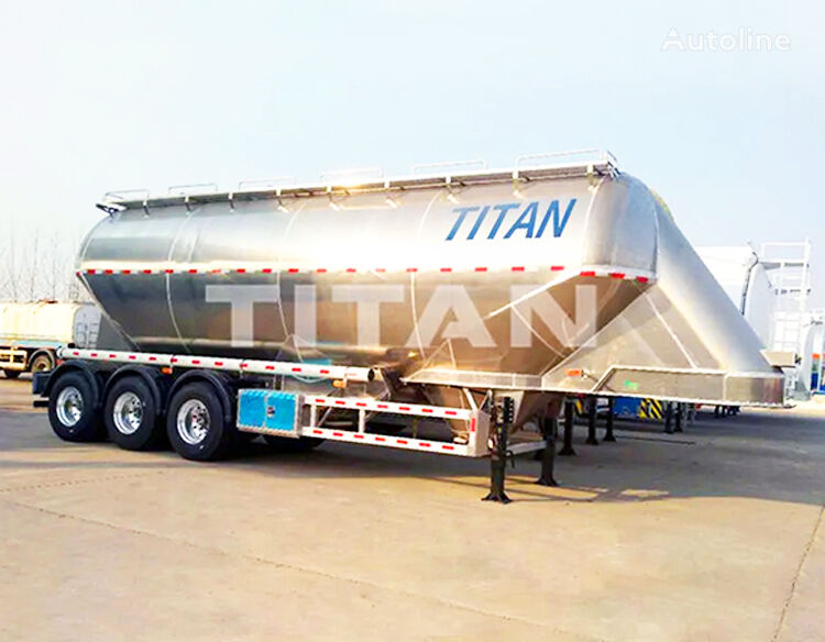 TITAN Silo Bulk Flour and Cement Tanker Trailer for Sale - W cisterna para transporte de harina nuevo