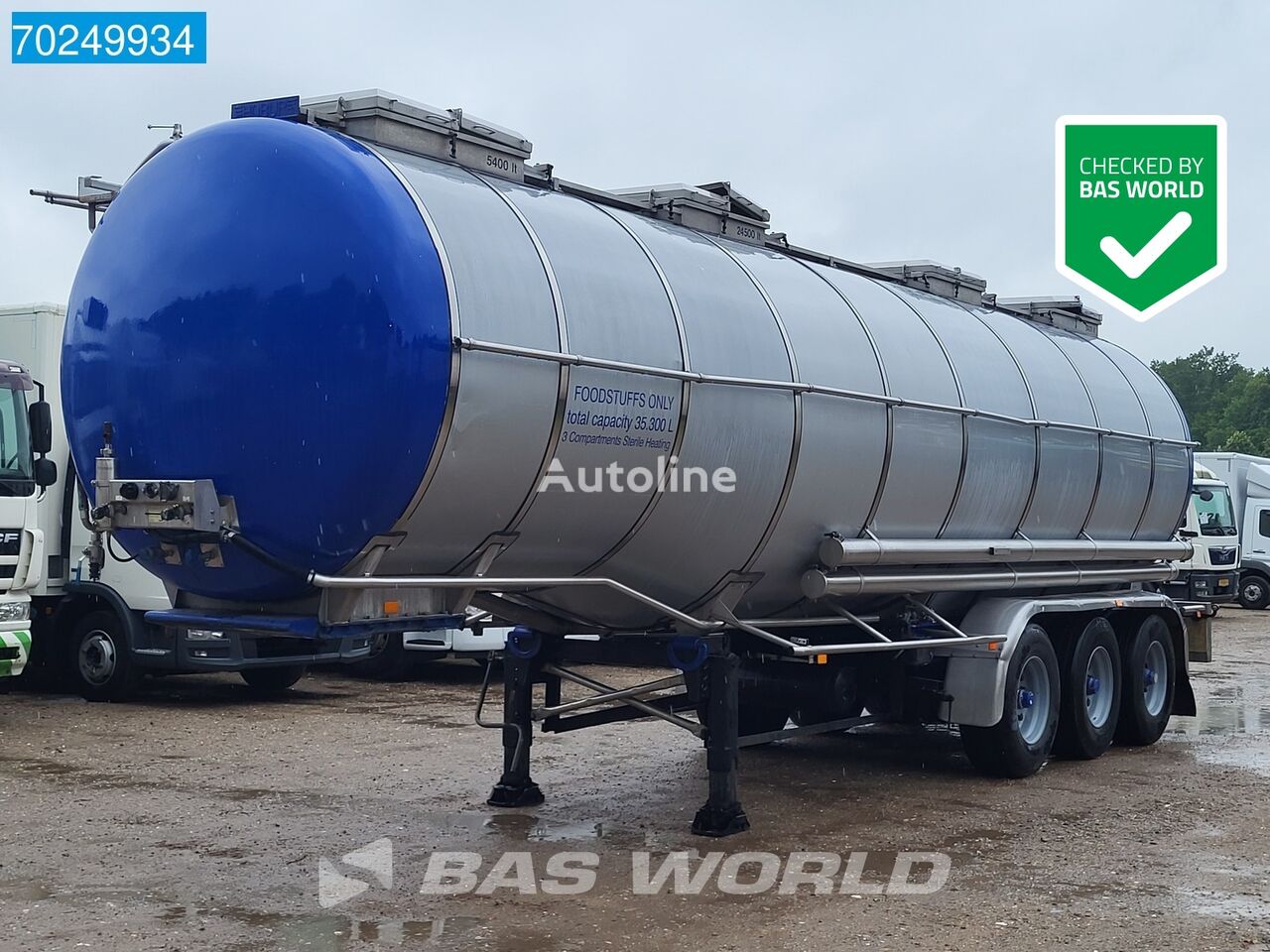 Burg BP0 12-27 Z NL-Trailer 35.300 Ltr Biertank food tank