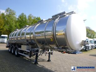 cisterna alimentar Burg Food tank inox 37.5 m3 / 3 comp