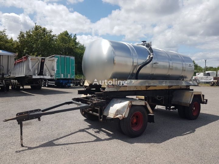 Fruehauf CITERNE INOX ETA 4500 litres food tank trailer