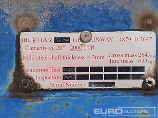 بيع خزان تخزين الوقود 2000 Litre Static Bunded Fuel Bowser, Manal Pump - صورة 12 | Autoline SY خزان تخزين الوقود 2000 Litre Static Bunded Fuel Bowser, Manal Pump | صورة 12 - Autoline