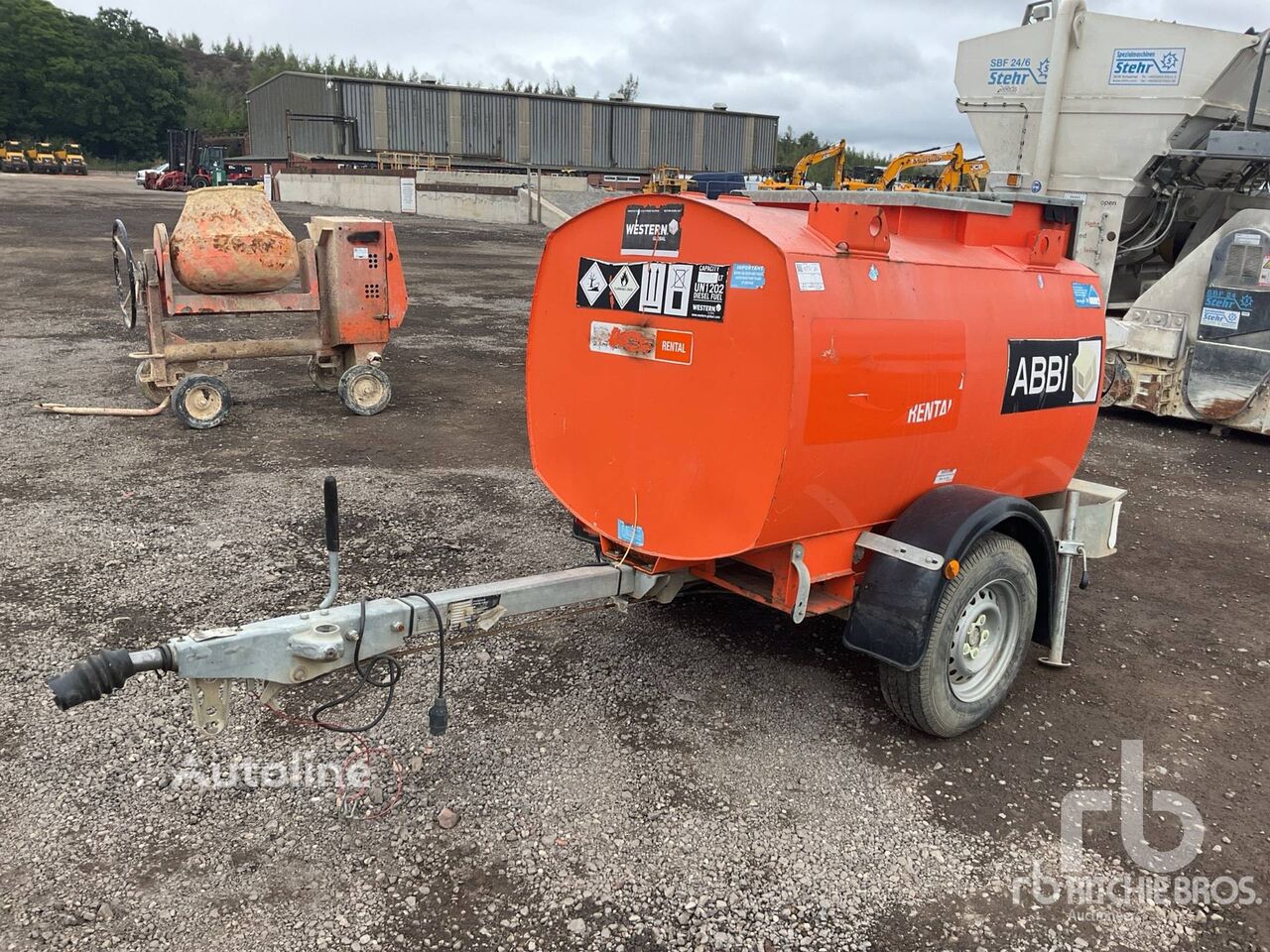 Western 10ART 985 L Trailer Mounted Steel fuel storage tank for sale | Autoline AU Western 10ART 985 L Trailer Mounted Steel fuel storage tank - Autoline