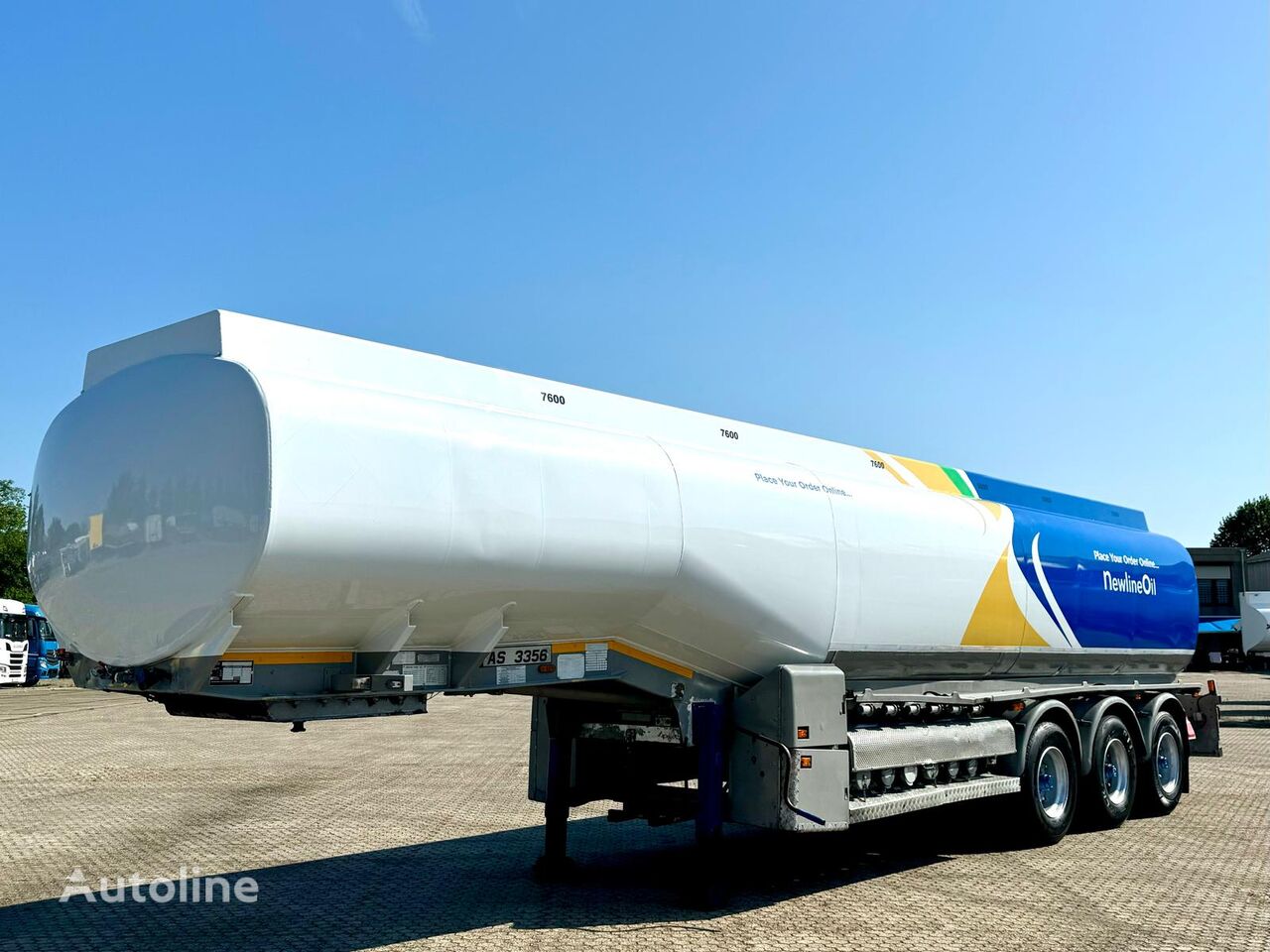 Crane Fruehauf Fuel Tank - 40000ltr. - 6 comp. - 5.520 kg Tankwagen für Heizöl und Diesel