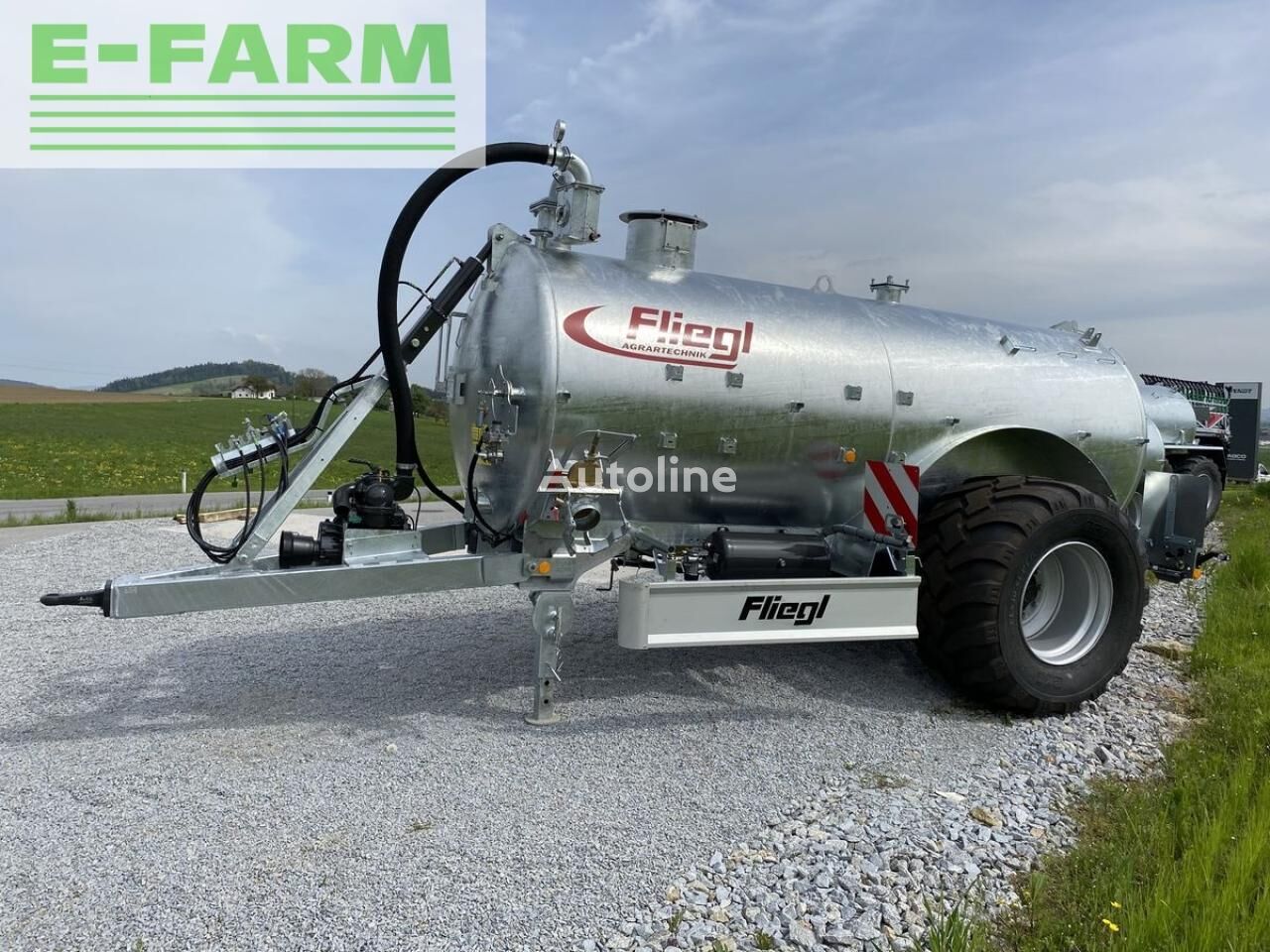 Fliegl vfw 8600 jumboline einachs cisterna de combustible