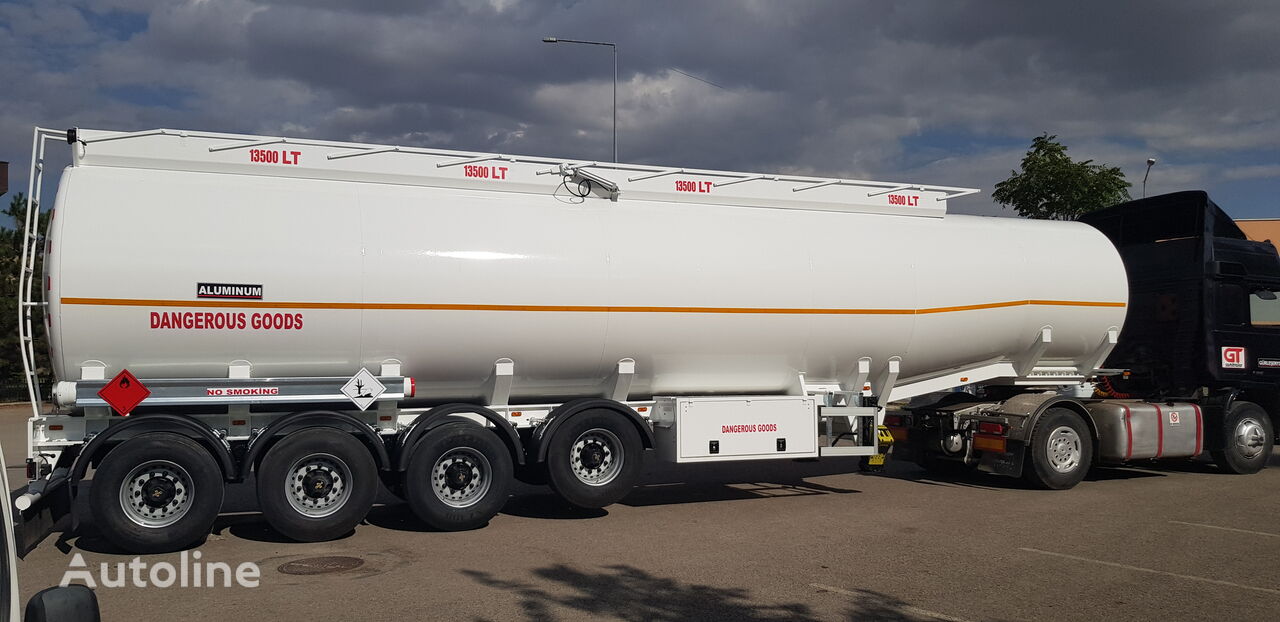 nieuw Gürleşenyıl aluminum tanker semi trailers brandstoftank oplegger