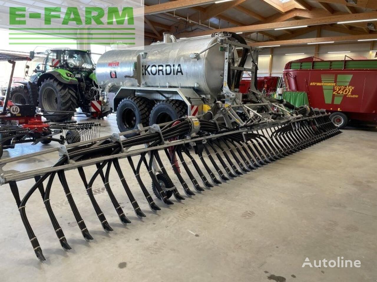 Meyer-Lohne redkordia farmer 12500 mit bomech speedy 12 brandstoftank oplegger