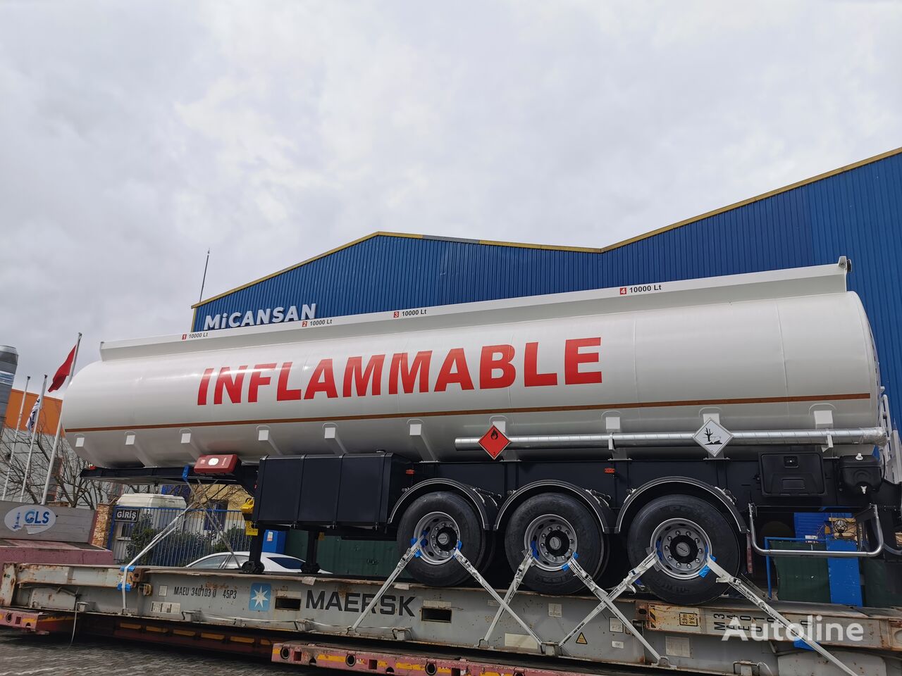 new Micansan 2024 NEW MİCANSAN D TYPE FUEL OIL SEMI TRAILER TRANSPORT TANK fuel tank semi-trailer