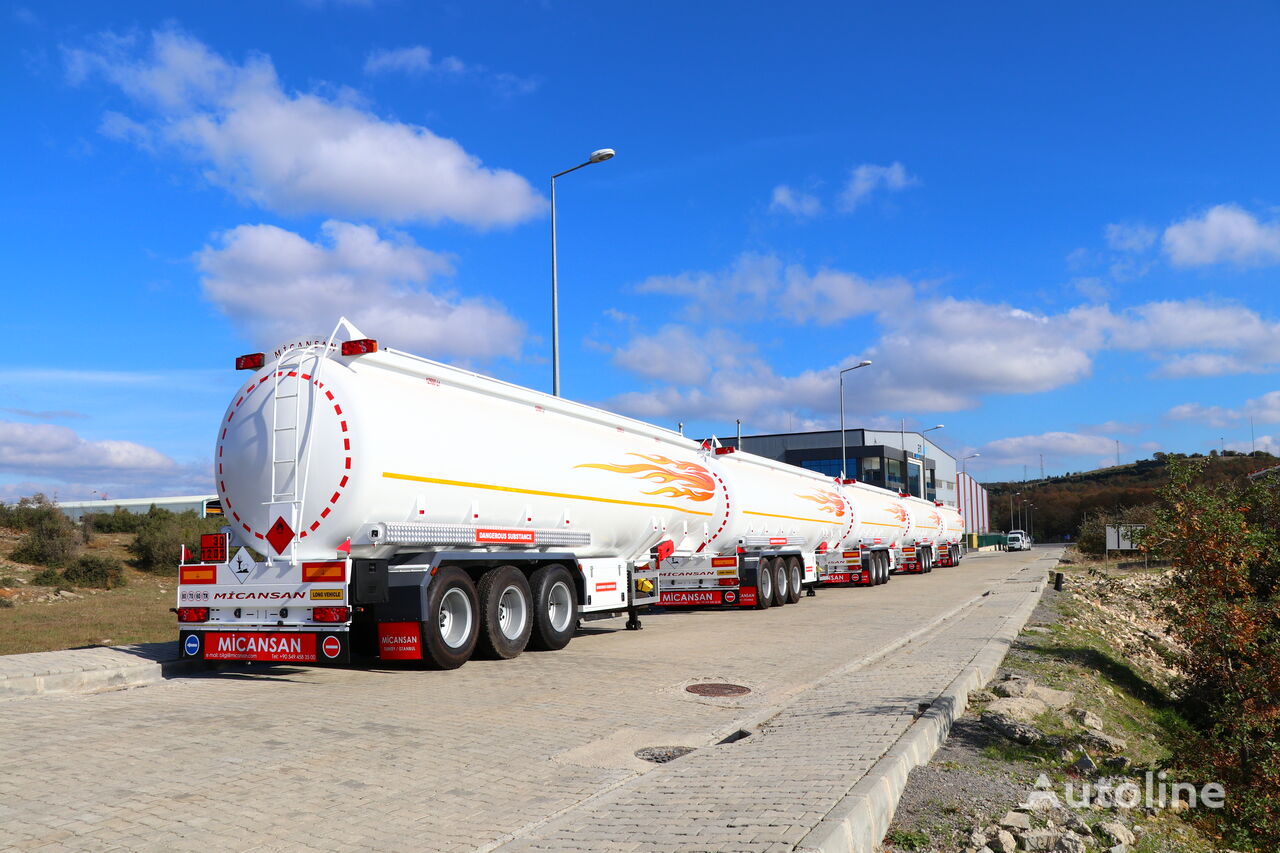 جديد عربة الصهريج لنقل الوقود ومواد التشحيم Micansan NEW 2024 50.000 Lt. FUEL OIL TRANSPORT TANK