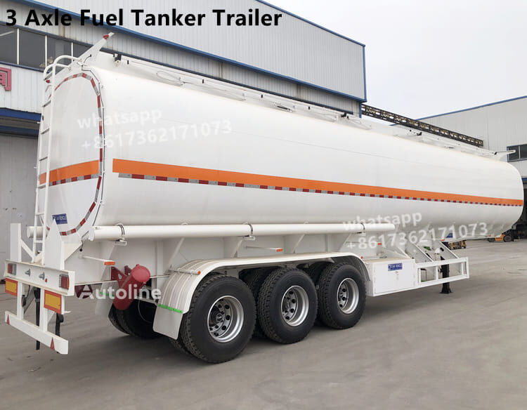 Nova Titan 3 Axle Fuel Tanker Trailer for sale in Zambia cisterna za goriva i maziva - Autoline