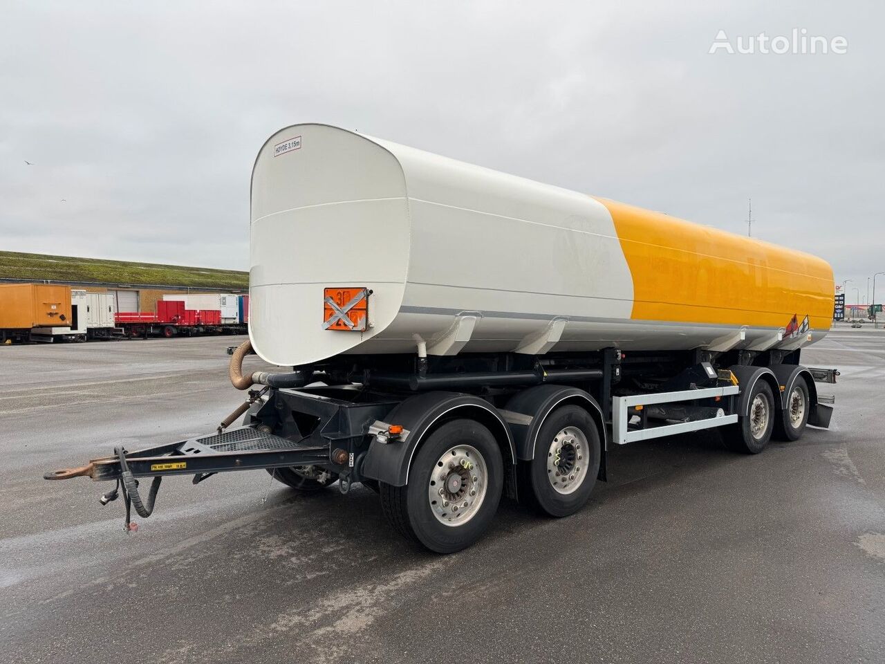 Eurotank 4 axle ET-31-5 ADR 31100 L  5 kammer üzemanyag szállító pótkocsi