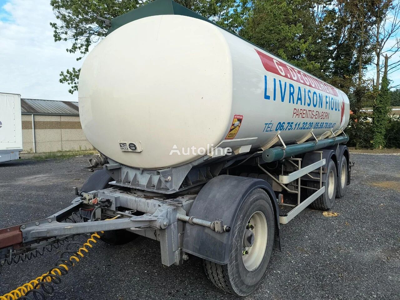 remorque citerne de carburant Magyar 3 AXLES FUEL / CARBURANT - 19000L